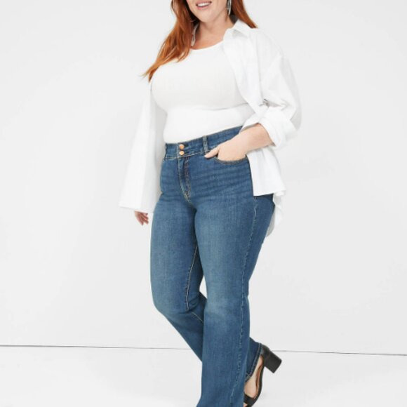 Lane Bryant Tighter Tummy High-Rise Boot Jean - Picture 4 of 4